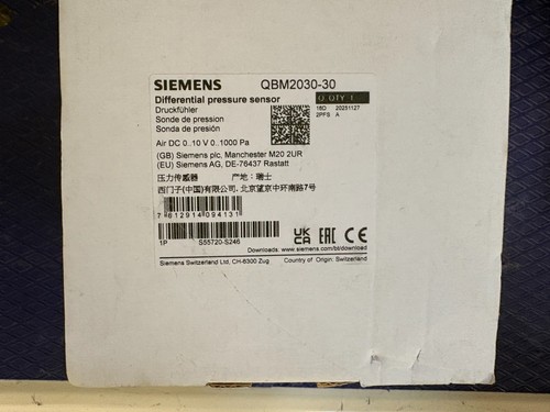 Siemens qbm2030 sensore - siemens,