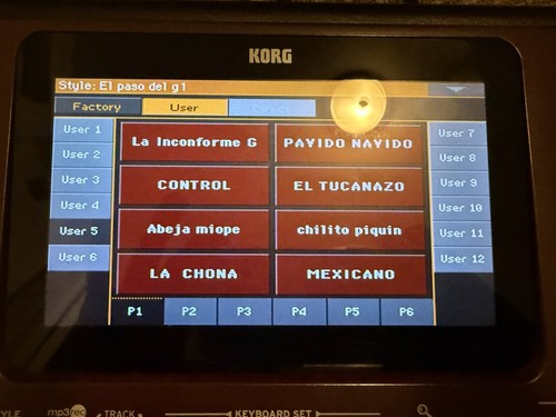 Ritmos sampleados varios per